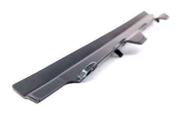 Precolored Santoprene™ TPV automotive overmolded PP gap filler, engineered for precise fit, vibration damping and durable seali