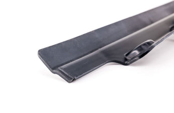 Precolored Santoprene™ TPV automotive overmolded PP gap filler, engineered for precise fit, vibration damping and durable seali