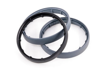 High-performance TPV and TPU materials for wear-resistant caster wheel systems