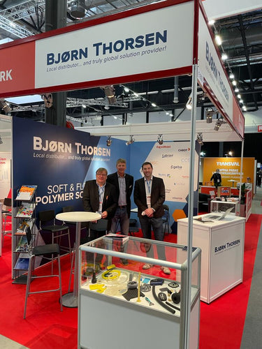 Join Bjørn Thorsen presents their elastomer range at inernational tradeshows