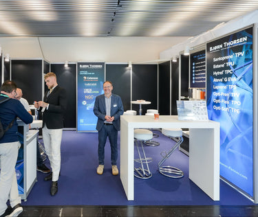 Bjørn Thorsen vill showcase at PlastExpo Nordic 2026 in Finland, with their TPE and polymer portfolio from Celanese, Lubrizol and CCS. Santoprene, Estane, Opti-pren. 
