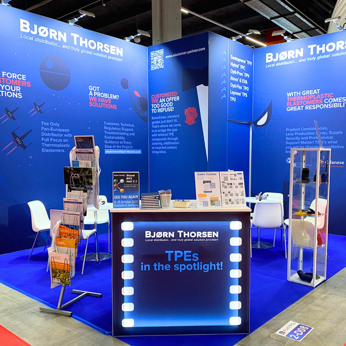 Fair booth design with thermoplastic elastomers in focus